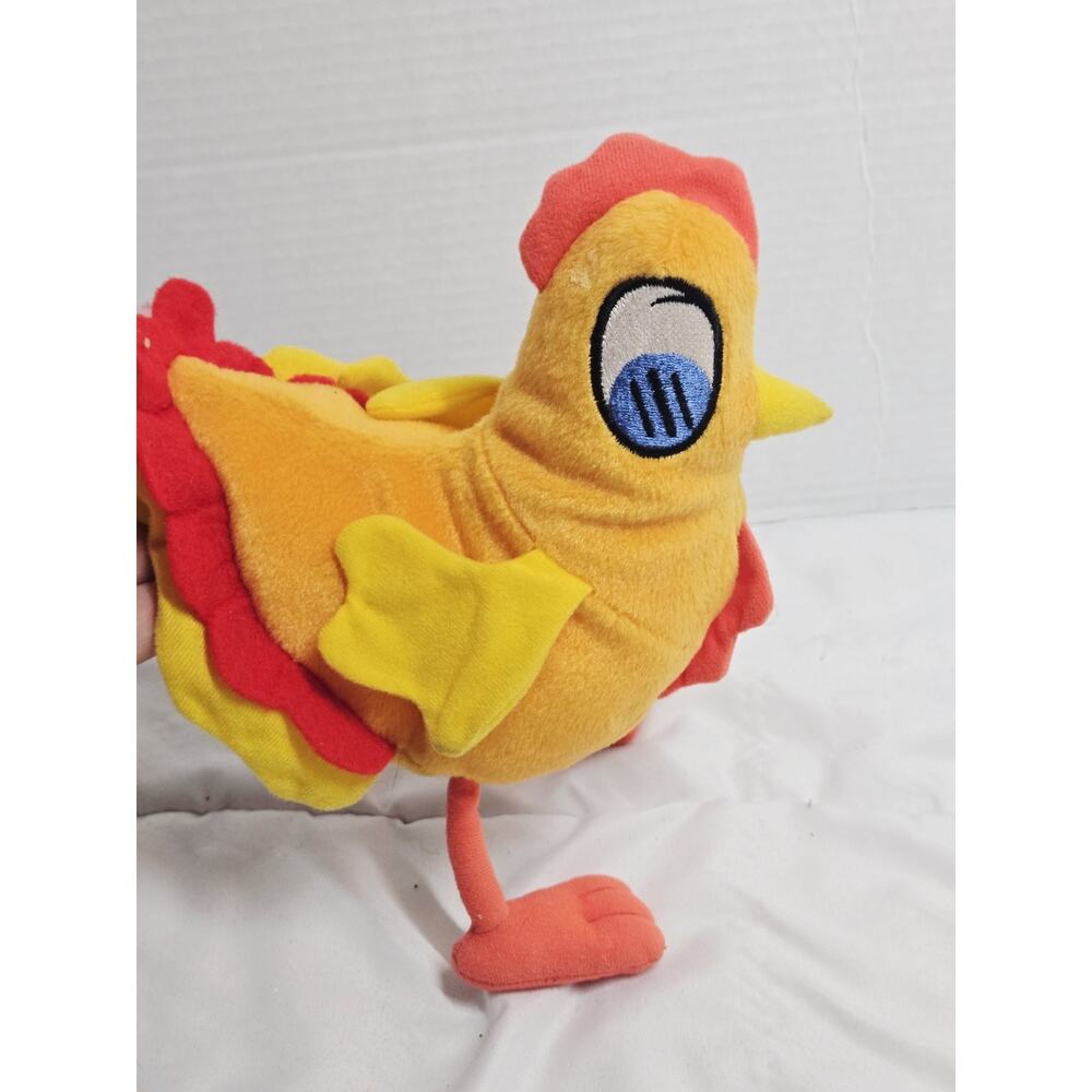 Shelf Sitter Big Eye Chicken Hen Rooster Poppy Plush Toy Stuffed Story Teller